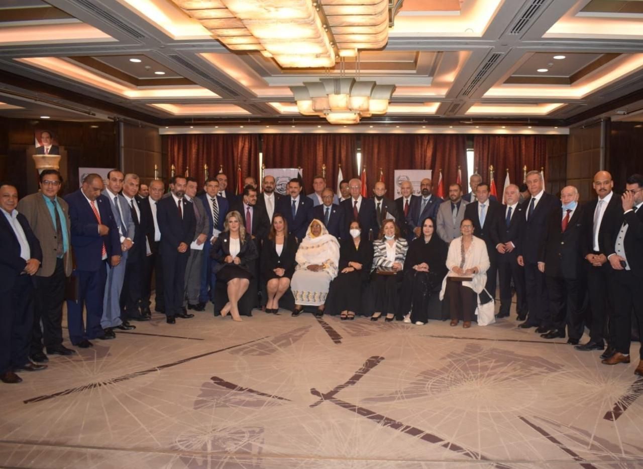 المشاركون باجتماع الأمانة العامة لمجلس الوحدة الاقتصادية العربية