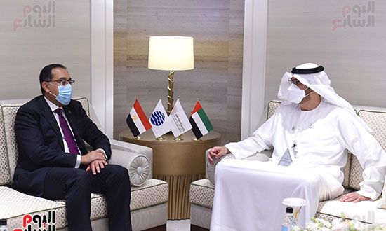رئيس الوزراء يلتقي وزير الصناعة والتكنولوجيا المتقدمة بدولة الإمارات (3)