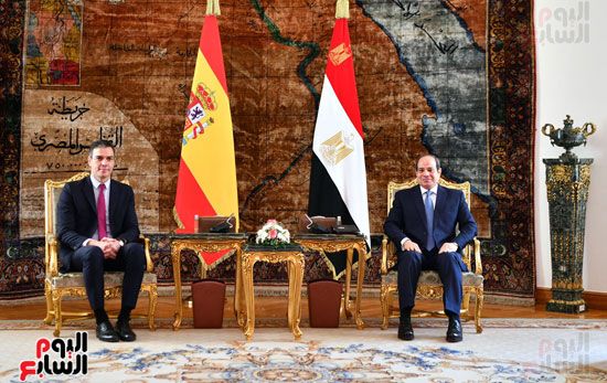 الرئيس السيسى مع رئيس وزراء اسبانيا (6)