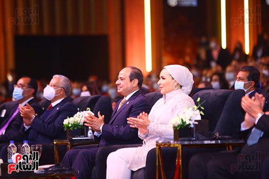 افتتاح مسرح منتدى شباب العالم بحضور الرئيس السيسى (19)