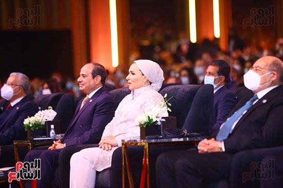 افتتاح مسرح منتدى شباب العالم بحضور الرئيس السيسى (22)