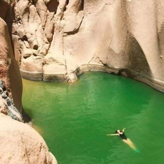 وادي الوشواش حمام سباحة طبيعى اكتشفه البدو فى نويبع (6)