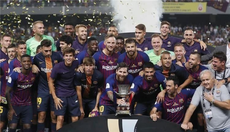 برشلونة بطل كأس السوبر الإسباني