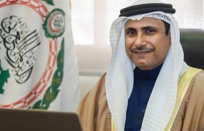 رئيس البرلمان العربي يطلع قيادات البرلمانات الدولية على خططه المستقبلية