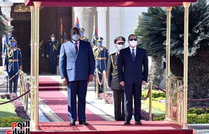 الرئيس السيسى: استعرضت مع رئيس الكونغو تطورات سد النهضة