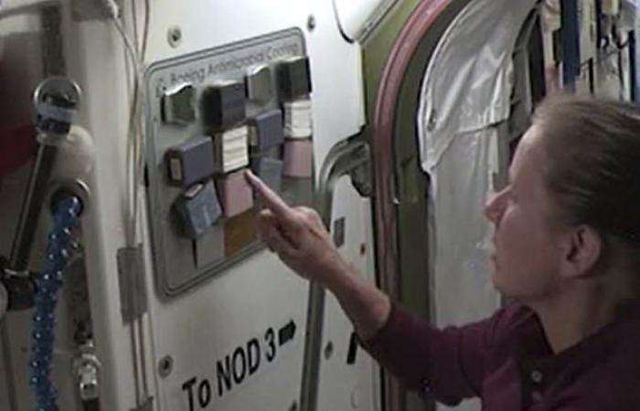 رواد محطة الفضاء الدولية يختبرون طلاء قاتلا لفيروس كورونا.. فيديو وصور