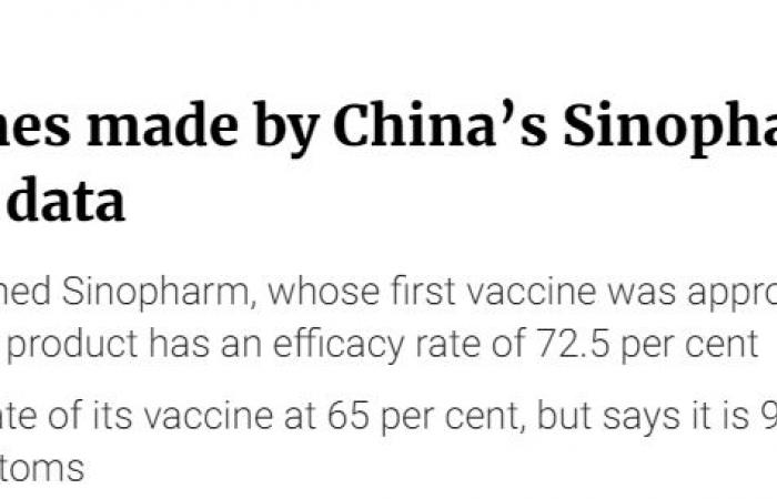 لقاحات صينية جديدة ضد كورونا تثبت فعالية الوقاية من العدوى بنسبة 72.5%