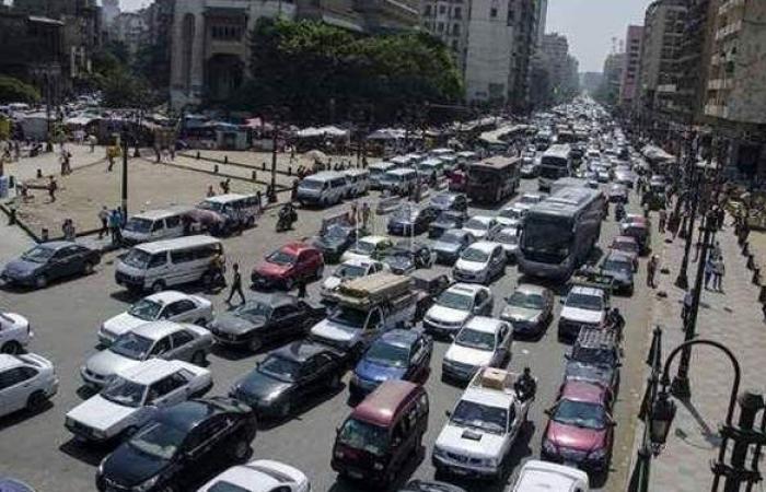 كثافات مرورية على الدائري والإسكندرية الزراعي ومحاور القاهرة والجيزة