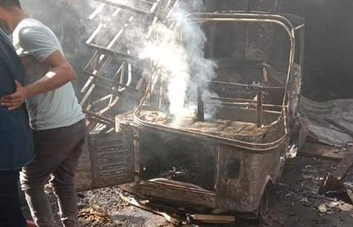 السيطرة على حريق مخبز بدار السلام وتفحم توك توك وإصابة مواطن الحصيلة