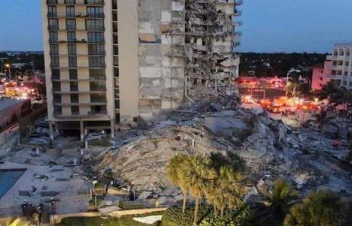 ارتفاع حصيلة انهيار المبنى في فلوريدا إلى 22 قتيلا