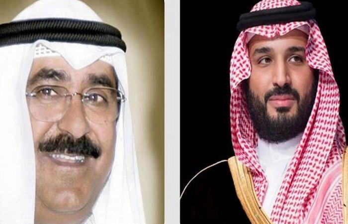 الأمير محمد بن سلمان يُعزي ولي عهد الكويت في وفاة الشيخ علي فهد السالم الصباح