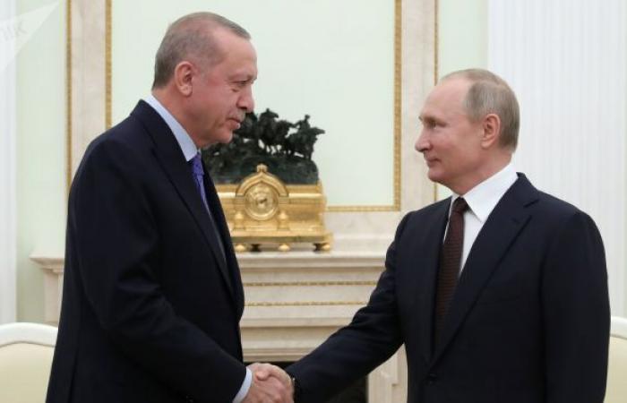 بوتين وأردوغان يبحثان الوضع في سوريا وإدلب