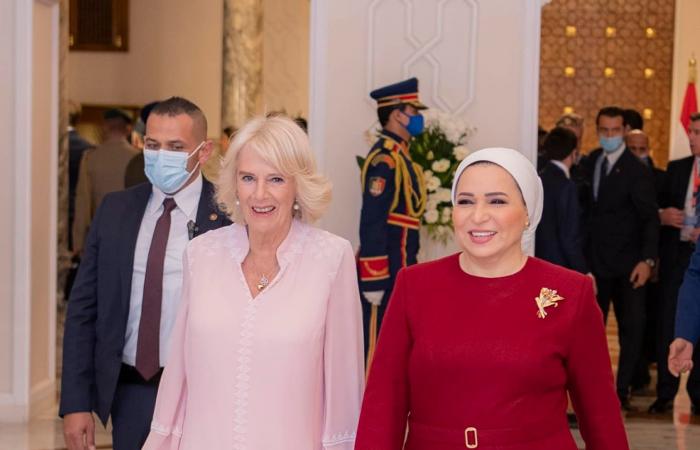 السيدة انتصار السيسى: لقاء الأميرة كاميلا كان فرصة للحديث حول تمكين المرأة