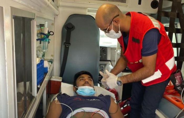 الهلال الأحمر بجازان تفعل خدمة نقل مرضى جلطات القلب لمعامل القسطرة مباشرة