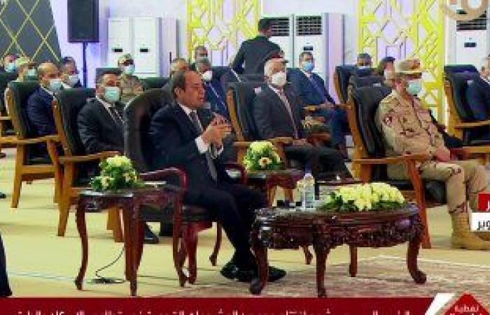 الرئيس السيسى: اللى اتعمل فى مصر عمل كبير وبمعدلات غير مسبوقة