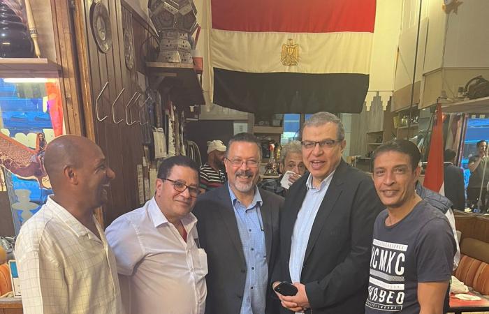 وزير القوى العاملة يلتقى أبناء الجالية فى بيت العائلة المصرية بجنيف