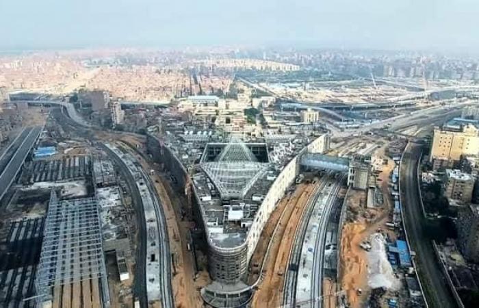 المشروع العملاق.. شاهد محطة بشتيل الجديدة للقطارات بالجيزة