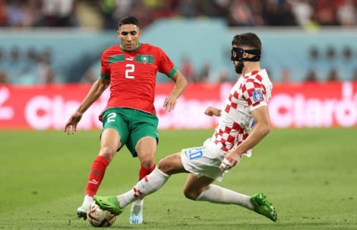 المغرب يتأخر أمام كرواتيا بثنائية في الشوط الأول