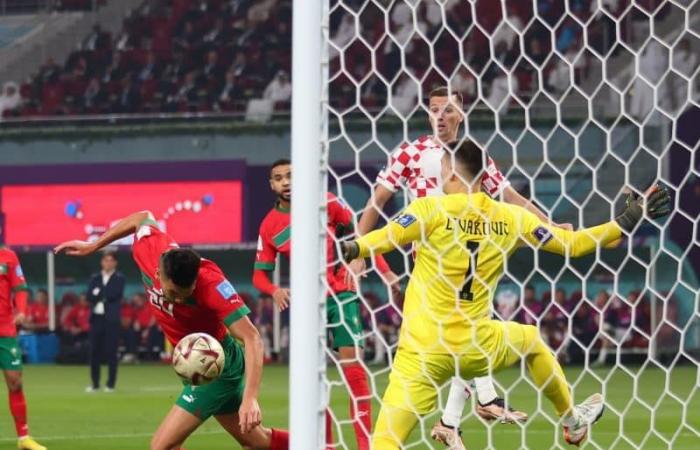 المغرب يتأخر أمام كرواتيا بثنائية في الشوط الأول