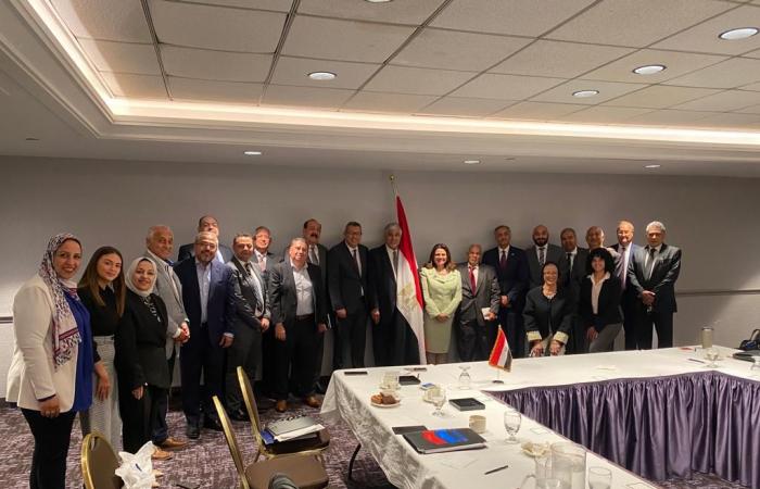 وزيرة الهجرة تلتقى أكثر من 25 من أبرز المستثمرين المصريين بالولايات المتحدة