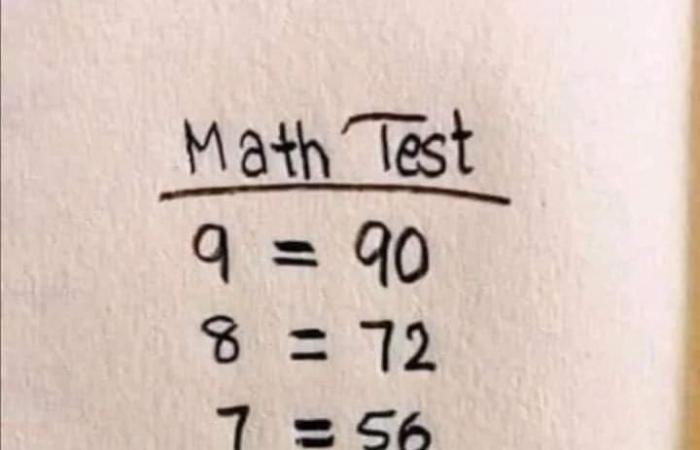 اختبار IQ: هل يمكنك حل هذه المسألة الحسابية في 10 ثواني فقط؟ “الحل نهاية المقال”