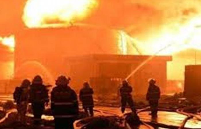 الحماية المدنية تخمد حريق عقار في منشأة ناصر