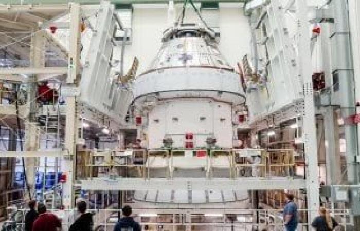 المركبة الفضائية أوريون تبدأ الاختبارات قبل مهمة القمر مع رواد الفضاء 2025