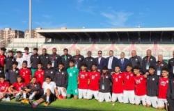 سفارة مصر بالجزائر تلتقى لاعبى منتخب الناشئين بعد مباراة تونس
