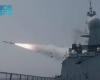 القوات البحرية تنفذ رماية بالصواريخ في مناورات نسيم البحر 13