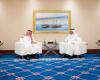 وزير الخارجية يبحث تعزيز العلاقات مع قطر