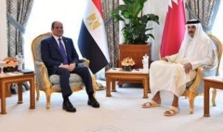 أمير
      قطر:
      زيارة
      الرئيس
      السيسى
      للدوحة
      تمثل
      تتويجا
      للزخم
      المتنامى
      فى
      العلاقات
      الثنائية