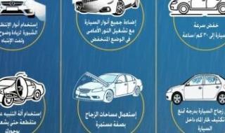 تعليمات
      عاجلة
      من
      الداخلية
      لقائدي
      السيارات
      بسبب
      سوء
      الأحوال
      الجوية