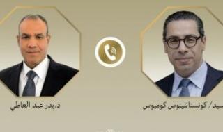 اتصال
      هاتفى
      بين
      وزير
      الخارجية
      ونظيره
      القبرصى