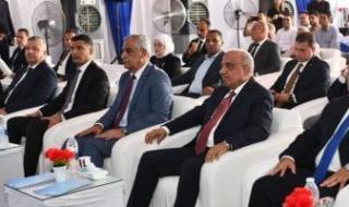 وزير الانتاج الحربي يشارك في وضع حجر أساس مشروع "Sungrow power suez" لإنتاج أنظمة تخزين الطاقة