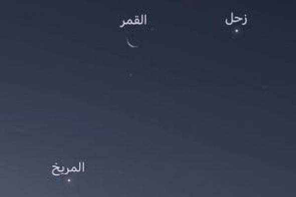 مثلث
      سماوى
      يزين
      فجر
      اليوم
      فى
      مشهد
      بديع
      يشاهد
      بالعين
      المجردة