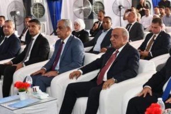 وزير الانتاج الحربي يشارك في وضع حجر أساس مشروع "Sungrow power suez" لإنتاج أنظمة تخزين الطاقة